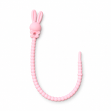 Pulsera Cordón Neopreno Conejo Rosado Claro