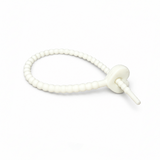 Pulsera Cordón Neopreno Corazon Blanco