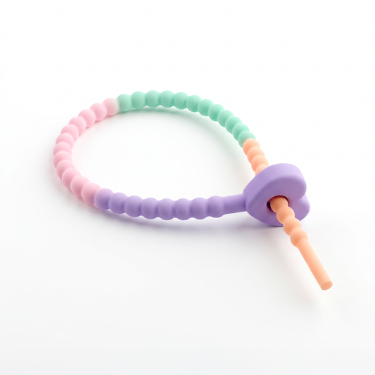 Pulsera Cordón Neopreno Corazón Multicolor 03