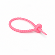 Pulsera Cordón Neopreno Corazon Rosado