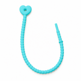 Pulsera Cordón Neopreno Corazon Verde Menta