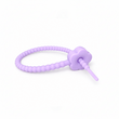 Pulsera Cordón Neopreno Flor Lila