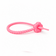 Pulsera Cordón Neopreno Flor Rosado