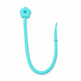 Pulsera Cordón Neopreno Flor Verde Menta