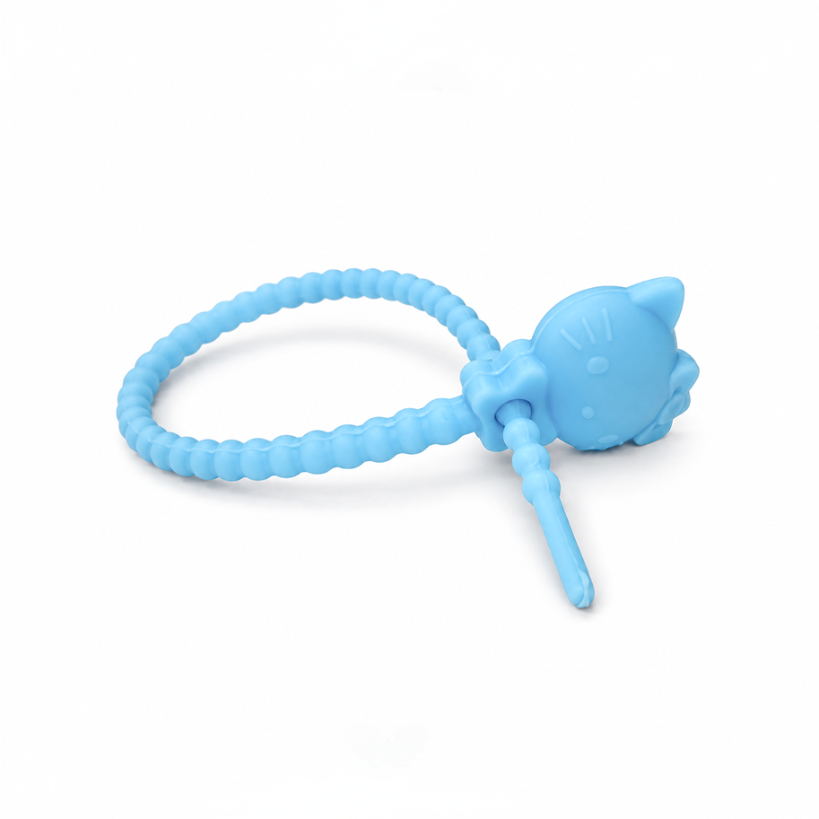 Pulsera Cordón Neopreno Hello Kitty Azul Cielo