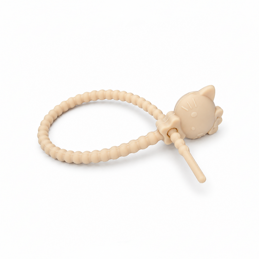 Pulsera Cordón Neopreno Hello Kitty Beige