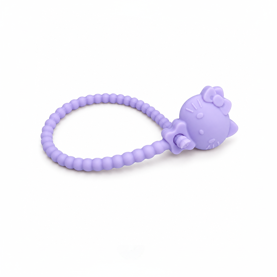 Pulsera Cordón Neopreno Hello Kitty Lila