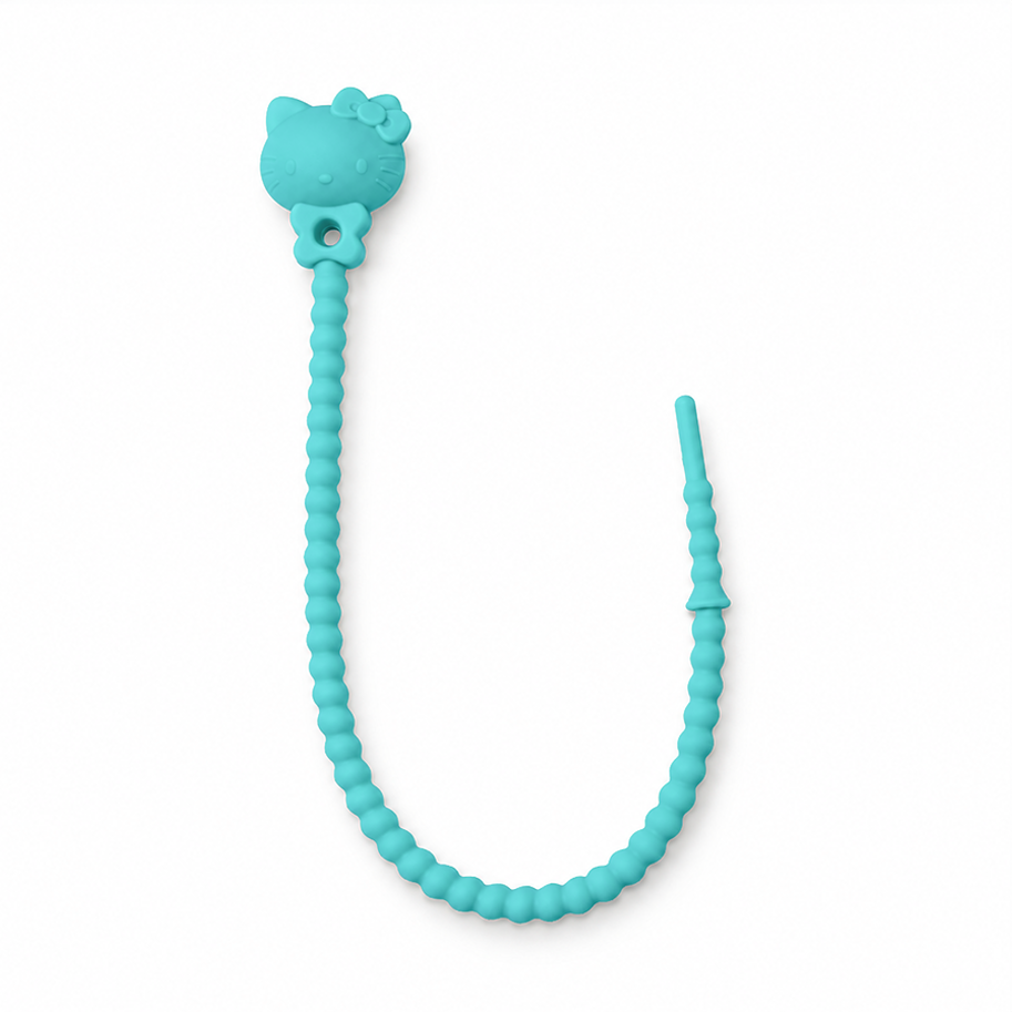 Pulsera Cordón Neopreno Hello Kitty Verde Menta