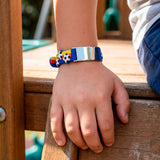 Pulsera Identificación Futbol Balones De Acero Para Niño