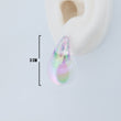 Topo Gota Lila Transparente 3.0 Cm Linea Economica 83