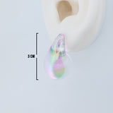 Topo Gota Lila Transparente 3.0 Cm Linea Economica 83