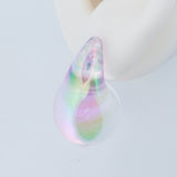 Topo Gota Lila Transparente 3.0 Cm Linea Economica 83