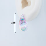 Topo Gota Lila Transparente 2.5 Cm Linea Economica 85