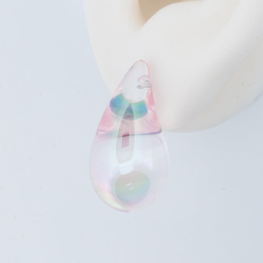 Topo Gota Rosado Transparente 2.0 Cm Linea Economica 87