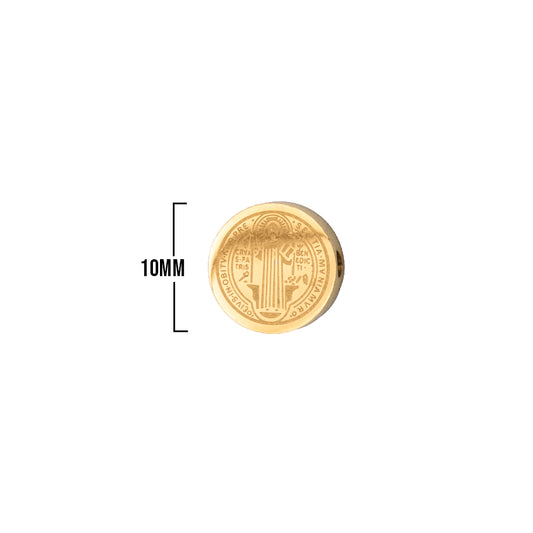 Pasador San Benito 10mm Dorado De Acero