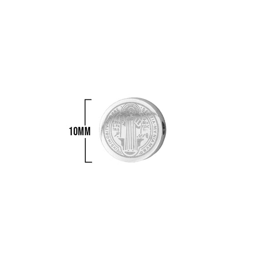 Pasador San Benito 10mm Plateado De Acero