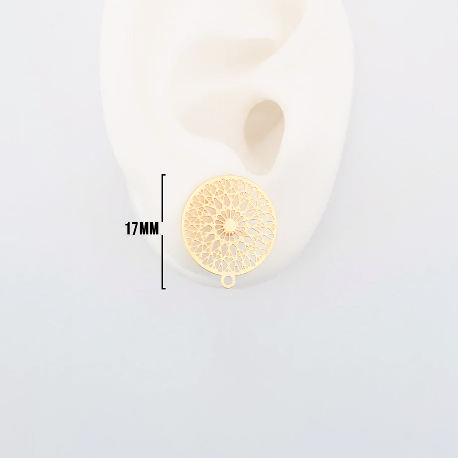 Topos Filigrana 03 Gold Filled / X Par
