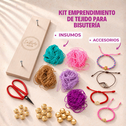 Kit Emprendimiento De Tejido Para Bisutería