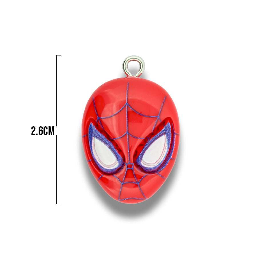 Dije Acrílico Mascara Spider Man