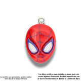 Dije Acrílico Mascara Spider Man