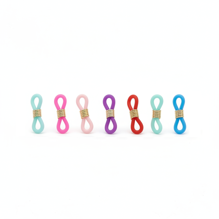 Terminal De Gafas Silicona Colores Surtidos x Par