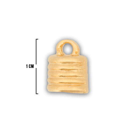 Terminal Tornada para Cordon 6mm de Gold Filled