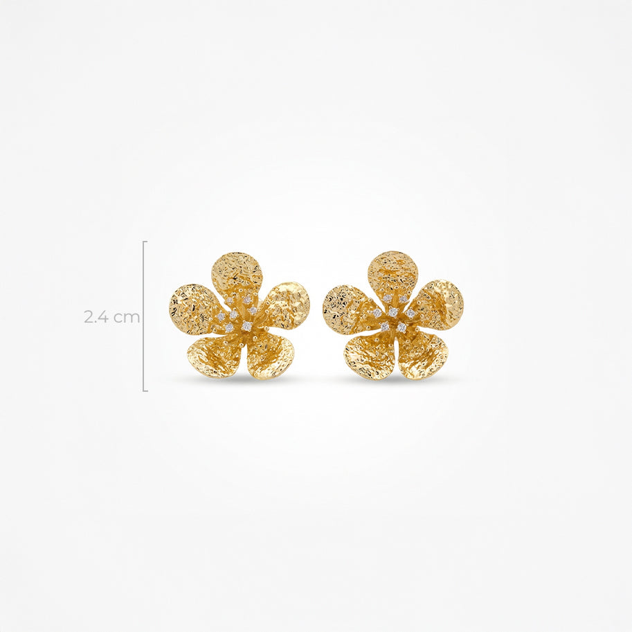 Topos 190 Flor Martillada Circones X Par Rodinados