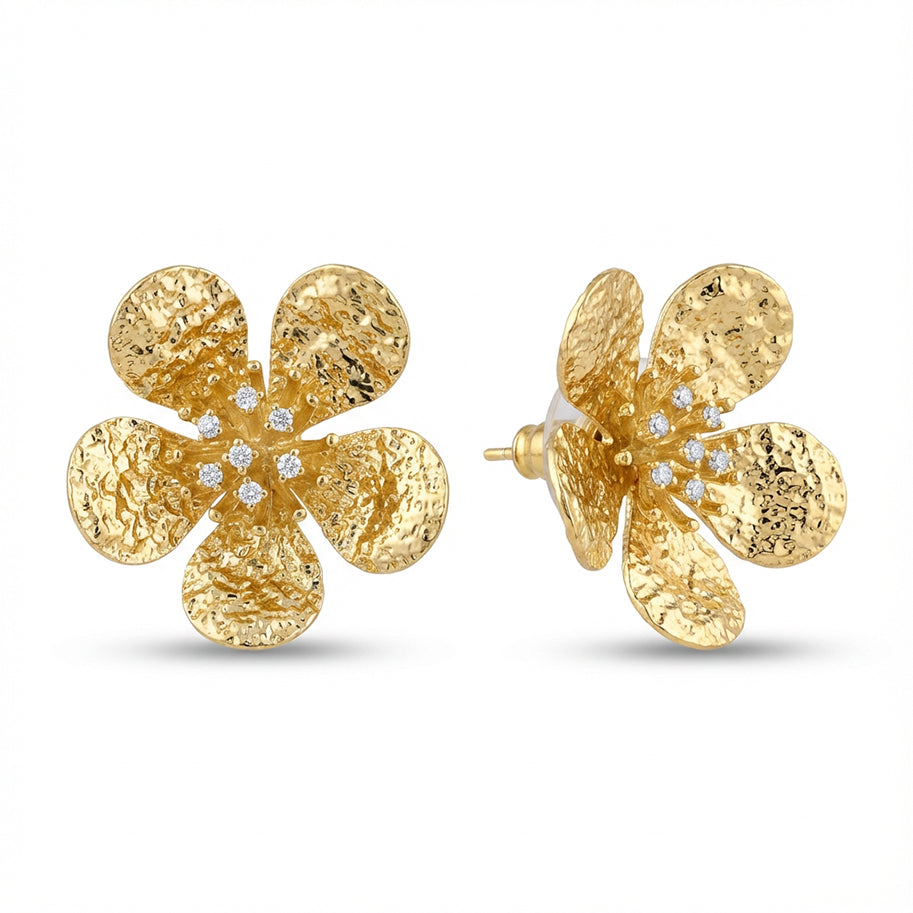 Topos 190 Flor Martillada Circones X Par Rodinados