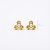 Topos Economy Flor Mini Perla Fantasía x Par