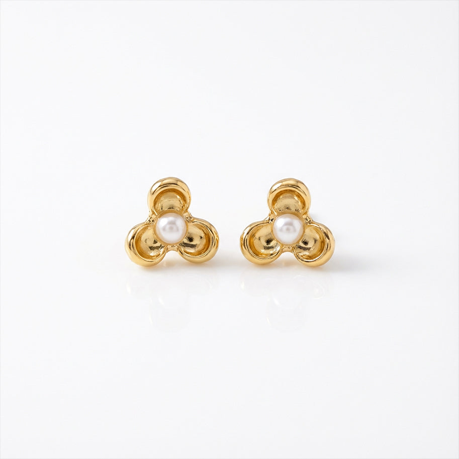 Topos Economy Flor Mini Perla Fantasía x Par