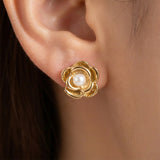 Topos Economy Flor Perla Fantasía x Par