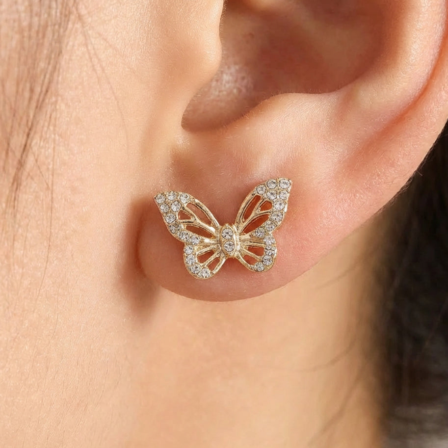 Topos Economy Mariposa Circones Fantasía x Par