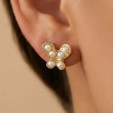 Topos Economy Mariposa Perla Fantasía x Par