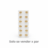Topos GC Oro Laminado x par