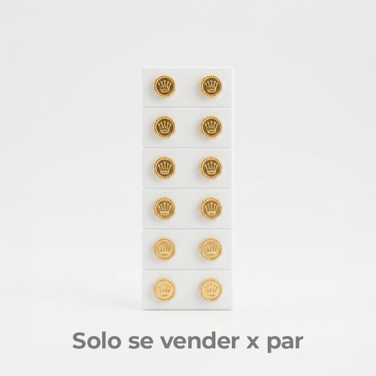Topos RX Oro Laminado x par