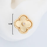 Topos Trebol Clov Mini Dorados X Par Rodinados