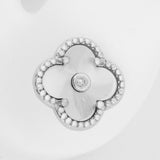 Topos Trebol Clov Mini Plateados X Par Rodinados