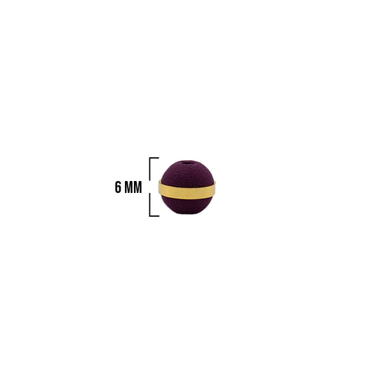 Bola Neopreno 1 Argolla Gruesa Dorada / Vinotinto
