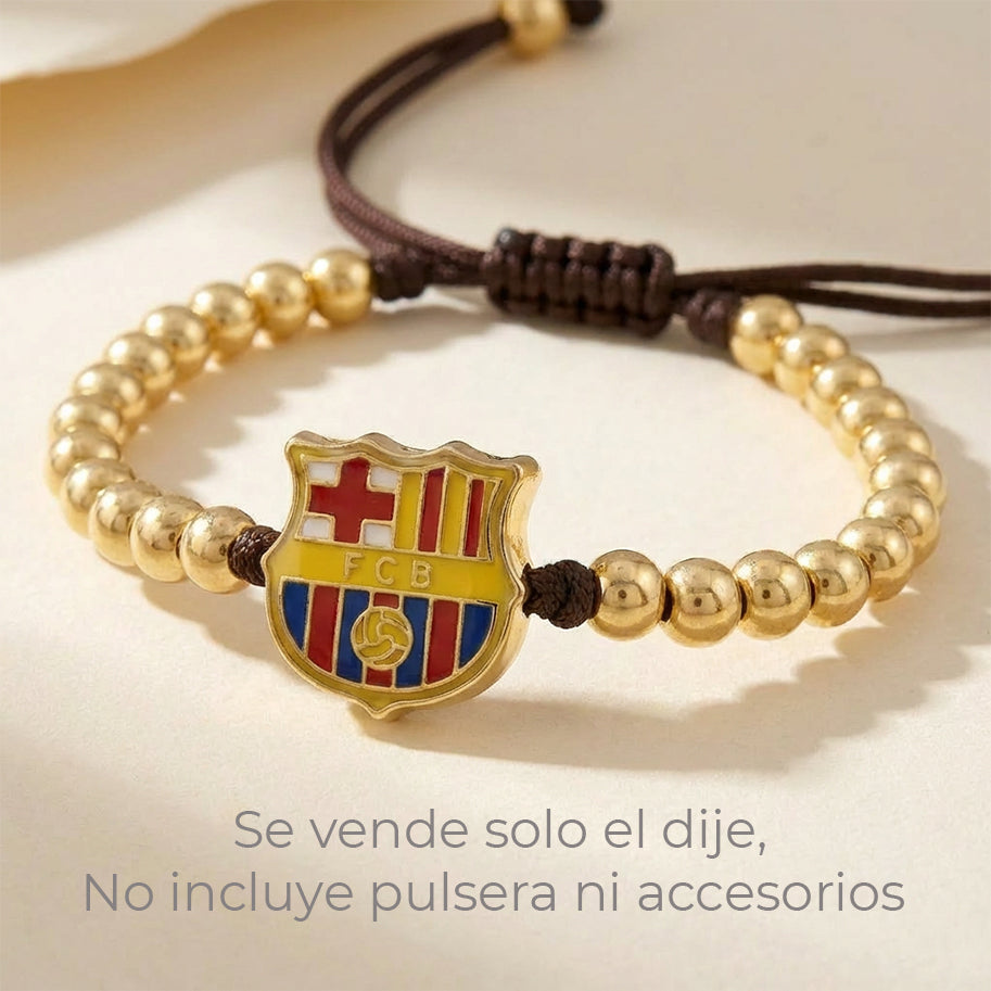 Dije Escudo FC Barcelona Gold Filled