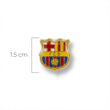 Dije Escudo FC Barcelona Gold Filled
