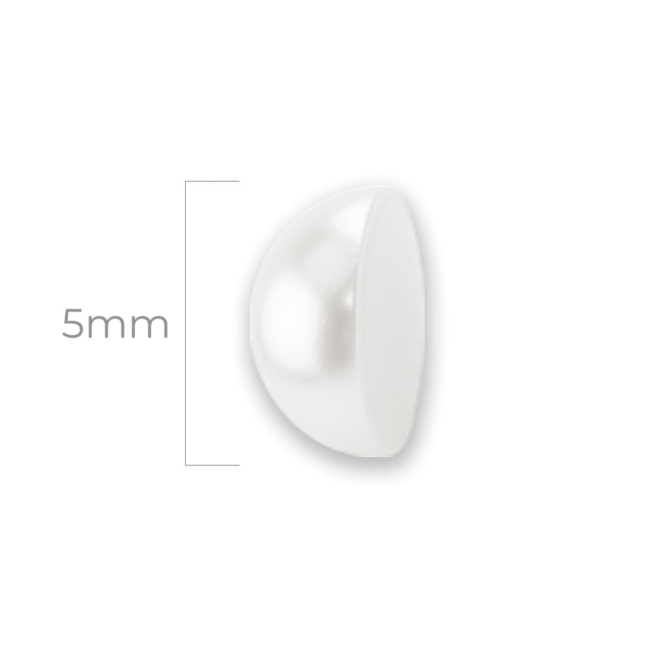 Media Perla Plástica 5mm Blanca x 5.000 Unidades