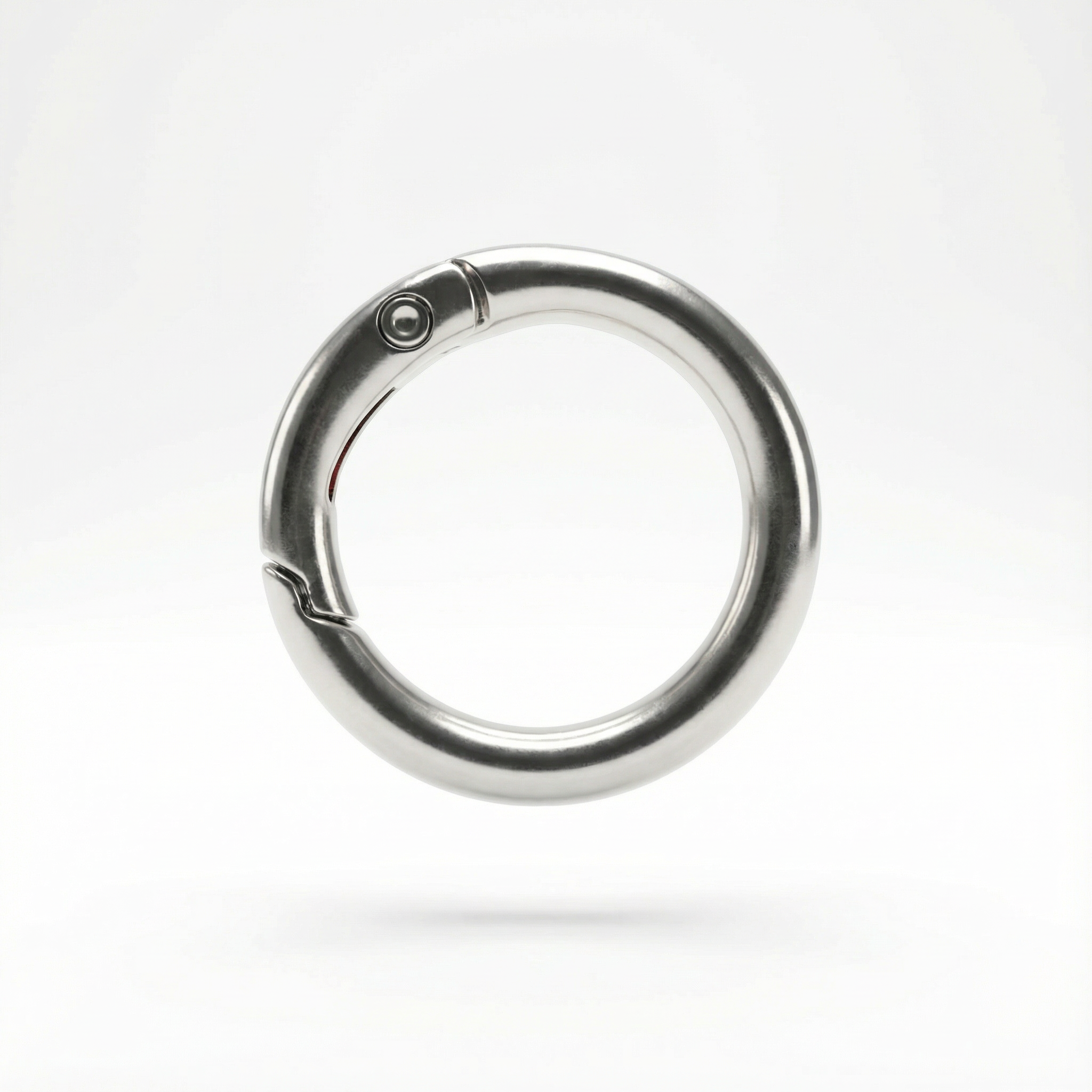 Herraje Broche Circular Plateado