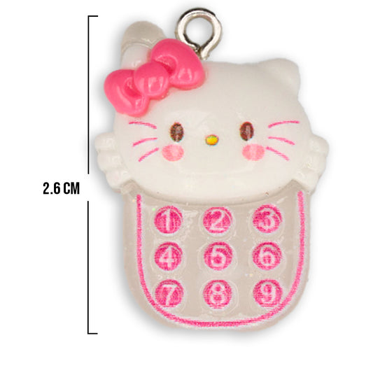 Dije Celular Hello kitty Sanrio Acrílico