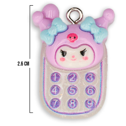 Dije Celular Kuromy Sanrio Acrílico