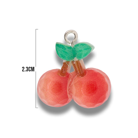 Dije Acrílico Cerezas