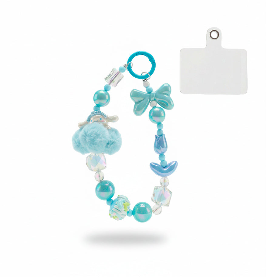 Llavero Azul Cinnamoroll Peludo