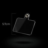 Clip Para Correa De Celular Plateado