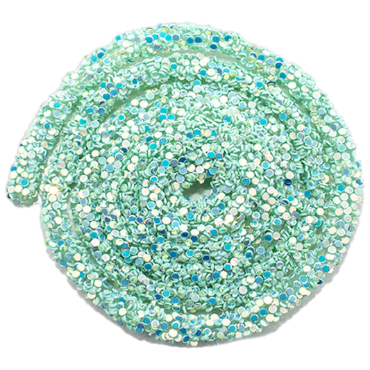 Cordon Escarchado #4 x 50 Cms / Verde Menta / 08