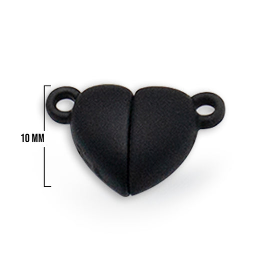 Imán Corazón Negro / 10mm