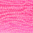 Perla de Vidrio 8mm / Craquelado Rosado Barbie / 33